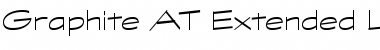 Download Graphite AT Extended Light Regular Font Title Preview