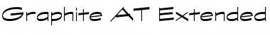 Download Graphite AT Extended Regular Regular Font Title Preview
