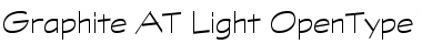 Download Graphite AT Light Regular Font Title Preview