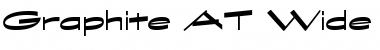Download Graphite AT Wide Black Regular Font Title Preview