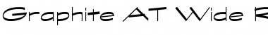 Download Graphite AT Wide Regular Regular Font Title Preview