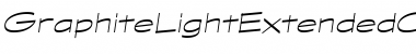 Download GraphiteLightExtended Oblique Font Title Preview