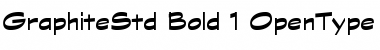 Download Graphite Std Bold Font Title Preview