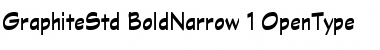 Download Graphite Std Bold Narrow Font Title Preview