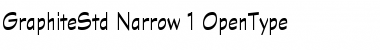 Download Graphite Std Narrow Font Title Preview
