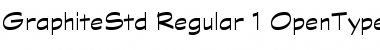 Download Graphite Std Regular Font Title Preview