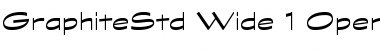 Download Graphite Std Wide Font Title Preview