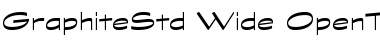 Download Graphite Std Wide Font Title Preview