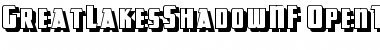 Download Great Lakes Shadow NF Regular Font Title Preview