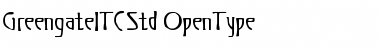 Download Greengate ITC Std Regular Font Title Preview