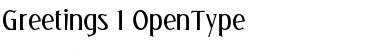 Download Greetings Regular Font Title Preview