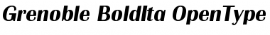 Download Grenoble-BoldIta Regular Font Title Preview