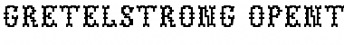 Download GretelStrong Regular Font Title Preview
