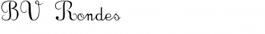 Download BV_Rondes Italic Font Title Preview