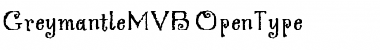 Download Greymantle MVB Regular Font Title Preview
