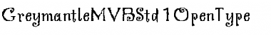 Download Greymantle MVB Std Regular Font Title Preview
