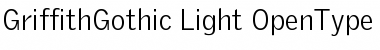 Download GriffithGothic Light Font Title Preview