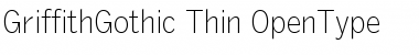 Download GriffithGothic Thin Font Title Preview