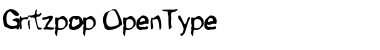 Download Gritzpop Regular Font Title Preview