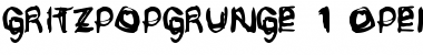 Download Gritzpop Grunge Font Title Preview