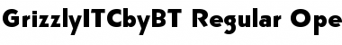 Download ITC Grizzly Regular Font Title Preview