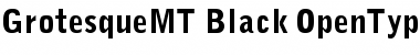 Download Grotesque MT Black Font Title Preview