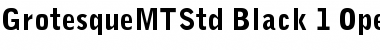 Download Grotesque MT Std Font