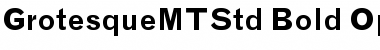 Download Grotesque MT Std Font