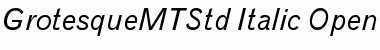 Download Grotesque MT Std Font