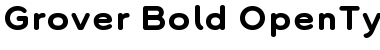 Download Grover Bold Font Title Preview