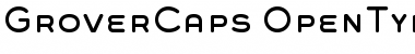 Download Grover Caps Regular Font Title Preview