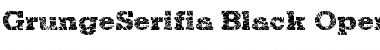 Download Grunge Serifia Black Font Title Preview