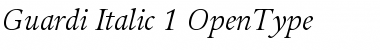 Download Guardi 56 Italic Font Title Preview