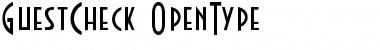 Download GuestCheck Regular Font Title Preview