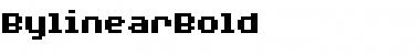 Download BylinearBold Regular Font Title Preview