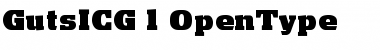 Download GutsICG Regular Font Title Preview