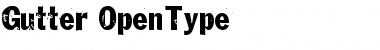 Download Gutter Regular Font Title Preview