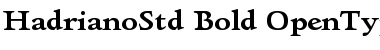 Download Hadriano Std Bold Font