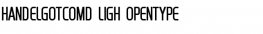 Download Handel Gothic Compress D Light Font Title Preview