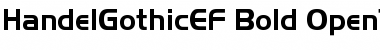 Download HandelGothicEF Bold Font Title Preview