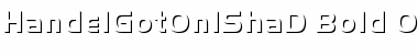 Download Handel Gothic Only Shadow D Bold Font Title Preview