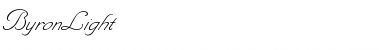 Download ByronLight Roman Font Title Preview