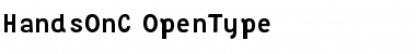 Download HandsOnC Regular Font Title Preview