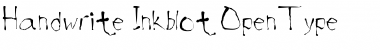 Download Handwrite Inkblot Font Title Preview