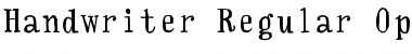 Download Handwriter Regular Font Title Preview