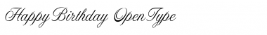 Download HappyBirthday Regular Font Title Preview