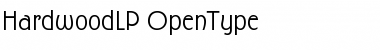 Download Hardwood LP Regular Font Title Preview