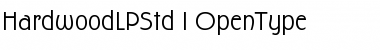 Download Hardwood LP Std Regular Font Title Preview
