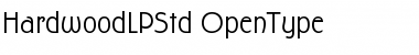 Download Hardwood LP Std Regular Font Title Preview