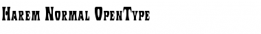 Download Harem Normal Font Title Preview